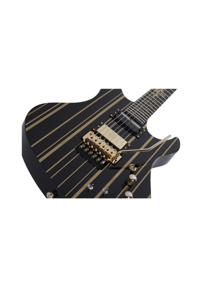 Schecter Synyster Custom Fr Elektro Gitar (Gloss Black & Gold