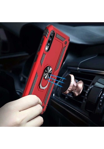 Samsung Galaxy Uyumlu A50 Kılıf Zore Vega Kapak Siyah