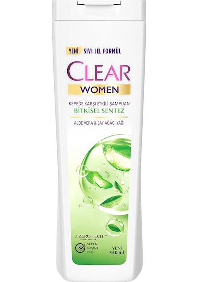 Clear Woman Bitkisel Sentez Kepeğe Karşı Etkili Şampuan 350 ML