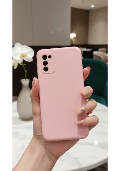 Samsung Galaxy A02s Uyumlu İçi Kadife Kamera Korumalı Renkli Silikon Kılıf