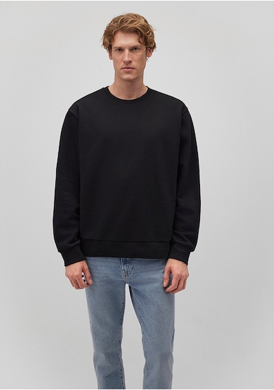 Mavi - Bisiklet Yaka Siyah Basic Sweatshirt 0s10276-900 Siyah
