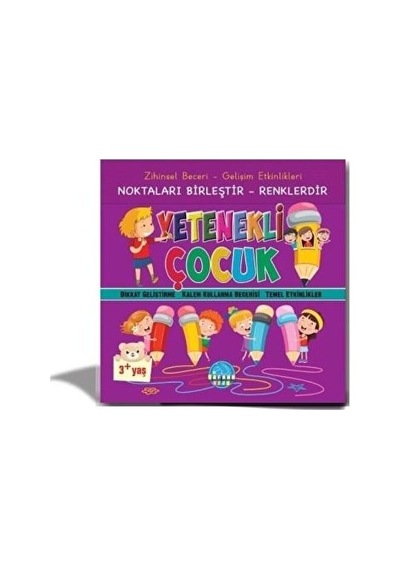 Yetenekli Çocuk Zihinsel Beceri ve Gelişim Etkinlikleri 6 Kitap - Safkan Kids