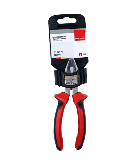 Ceta Form 140 Mm Kombine Pense Parlak Krom-duotech Sap E01-11-0140