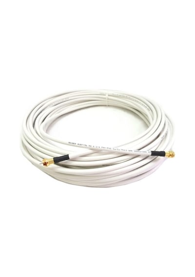 3 Metre Rg6/u4 Full Hd 3d 4k Anten Tv Çanak Uydu Lnb Kablosu 3mt F Konnektör Takılı Hazır 3 Mt