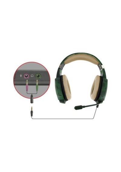 Gxt 322c Oyun Kulaklık-yeşil Kamuflaj