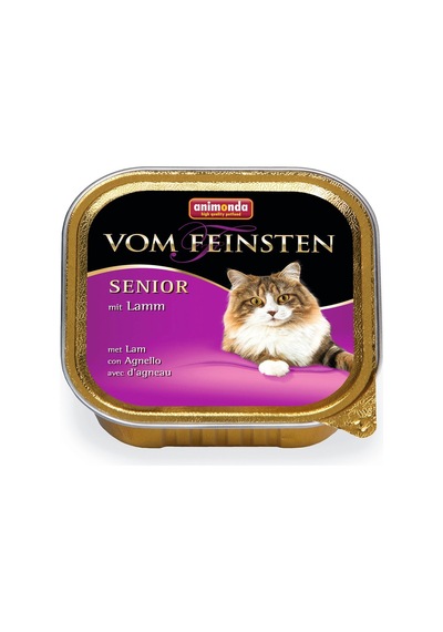 Animonda Vom Feinsten Senior Kuzu Etli Konserve Yaşlı Kedi Maması 100 G