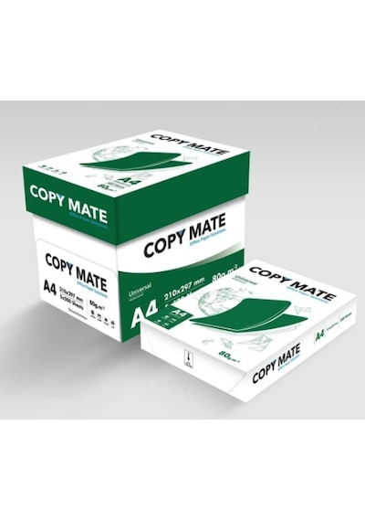 5 Paket Copy Mate 80 Gr A4 Kagıt Beyaz Renk