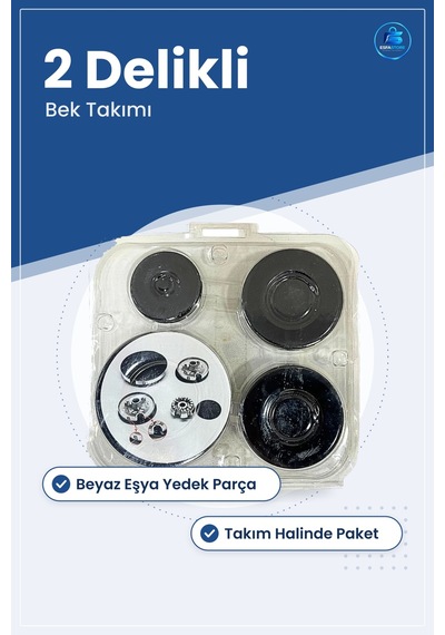 Ocak Bek Takımı 2 Delikli Mutfak Beyaz Eşya Yedek Parça Halinde P
