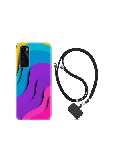 Vivo Y70 Kılıf Boyun Askılı Renk Cümbüşü 1631
