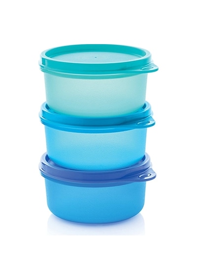 Tupperware Mini Buzdolabı Saklama Kabı 250 Ml 3Lü Set Çok Renkli