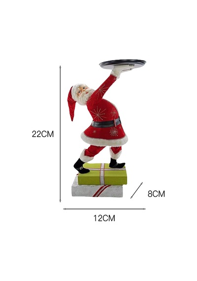 Reçine Noel Baba Snack Ekran Stand Vıvıd Renk Yönetimi İle Uygun Partik Dekan Denetimi D