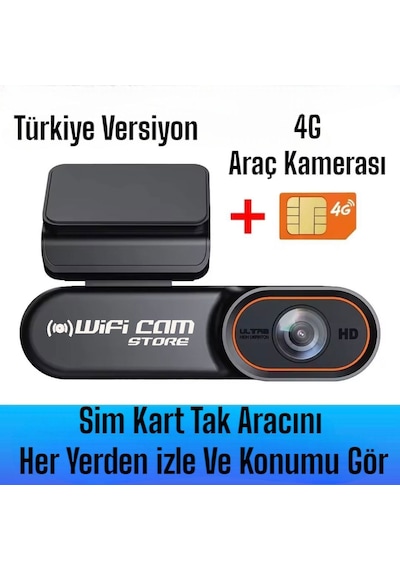 Uzaktan İzlenebilir 4g Araç Kamerası Gps Ve Konum Özelliği