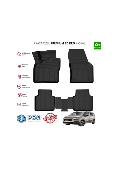 Audi A7 Araca Özel 3d Paspas 2018 2019 2020 2021