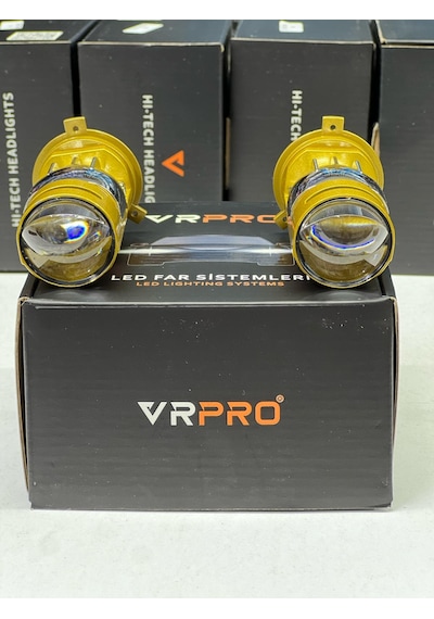 Vr Pro H4 Lens Mercek Yüksek Işık Şimşek Etkili 12v 24v