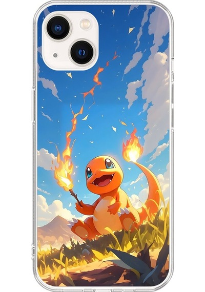 Apple Uyumlu iPhone 15 Şeffaf Kılıf Pokemon 5 Tasarımlı