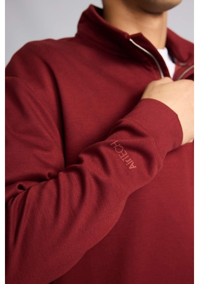 Defacto Standart Fıt Modal Sweatshirt G8148ax25wnbr169 Bordo-br169