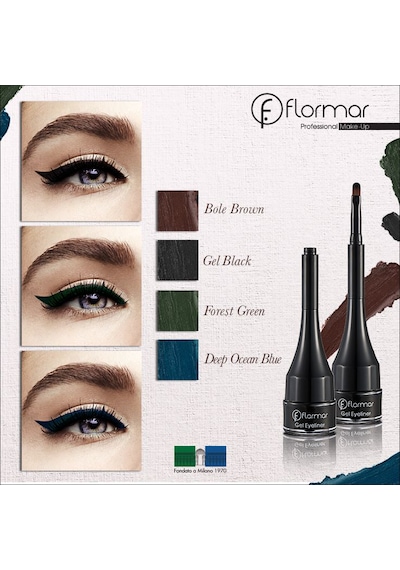 Flormar Jel Eyelıner 02 Oceanblue