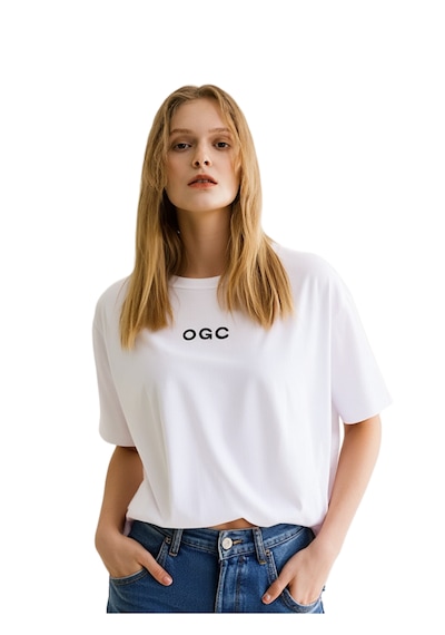 Ogc Oversize Unisex T-shirt Beyaz