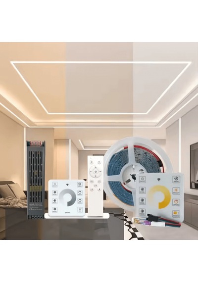 Tek Renk Piksel Şerit Kontrol Cihazı Dokunmatik Panel Kablosuz Anahtar Uzaktan Kumanda 15metre Beyaz Ktf-pc028 4 Kanal 12/24v Diğer