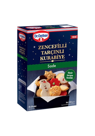 Dr.oetker Zencefilli Tarçınlı Kurabiye Sade 500 G - 7 Adet Tarı