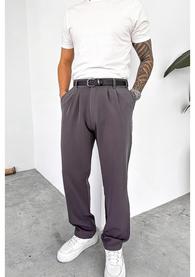 Antrasit Basic Premium Kumaş Pantolon Antrasit