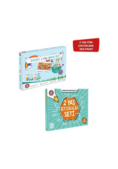 2 Yaş Dikkat Etkinlik Seti Eko Paket