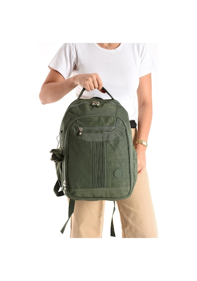 571 Collections Ultra Hafif Orta Boy Sırt Çantası Çok Cepli Yeşil Model: 571-3p Yeşil
