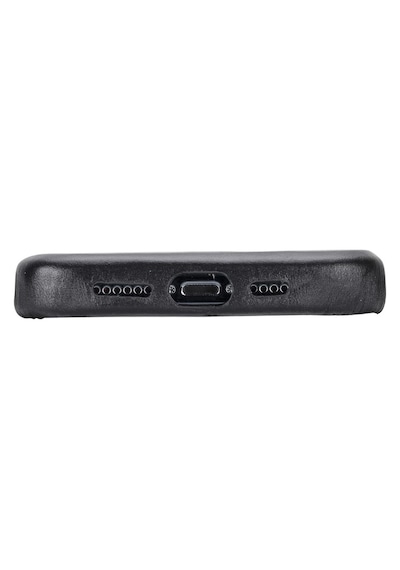 Apple Uyumlu iPhone 15 Pro Max Deri Arka Kapak Rock Rst1