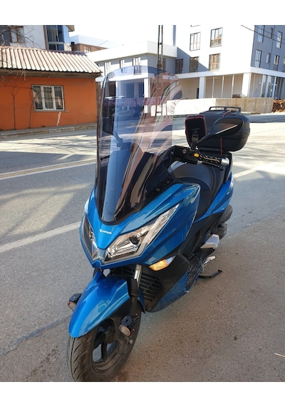 Motocam Kanuni Reha 250 Ön Cam 2022-2026 Model 72cm Füme Renkli 4mm Uzun