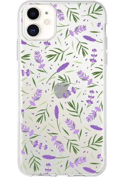 Apple Uyumlu iPhone 11 İle 1mm Slim Fit Water Color 3 Baskılı Şeffaf Kılıf