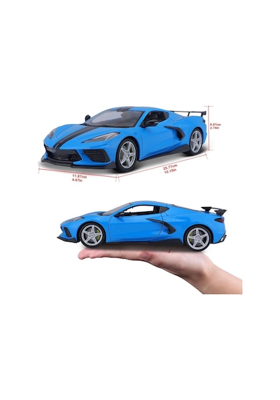 1:18 2020 Chevrolet Corvette Stingray Coupe 31455 - Mavi