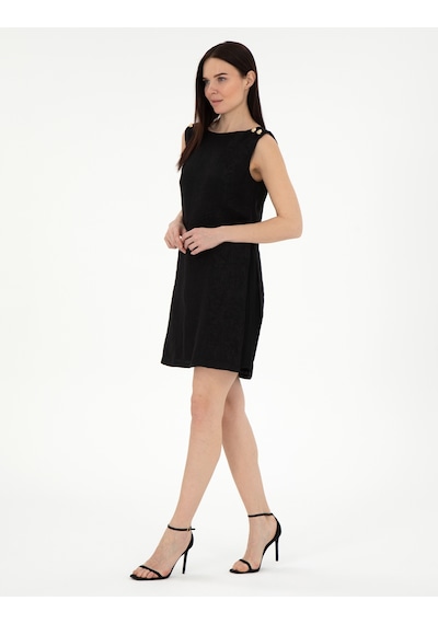 Pierre Cardin Kadın Siyah Elbise Dokuma 50305986-vr046 Siyah