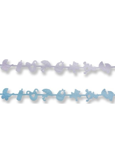 Mutluadim 2Cm X 22,5Metre Sıra Sıra Bebek Desenli Kurdela