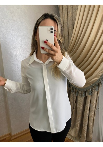 İlayla Beyaz Gömlek
