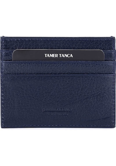 Tamer Tanca Erkek Hakiki Deri Lacivert Cüzdan 907 1092 Erk Czdn Sk25-26 Lacı Fltr Lacivert