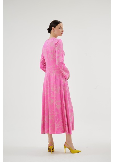 Senna Celeste Elbise Pembe Pembe