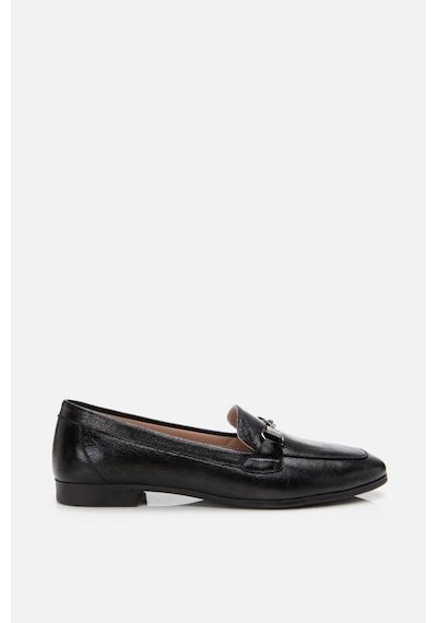 Yaya By Hotiç Kadın Siyah Tokalı Şık Klasik Loafer Siyah
