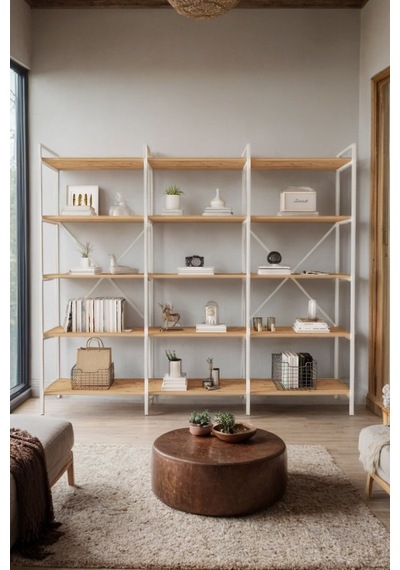 Nilamu Atlantik Çam 200 Cm Kitaplık Metal Gövde, Açık Raflı Organizer Ve Düzenleyici Atlantik Çam Nilamu Atlantik Çam 200 Cm Kitaplık Metal Gövde, Açık Raflı Organizer Ve Düzenleyici Atlantik Çam
