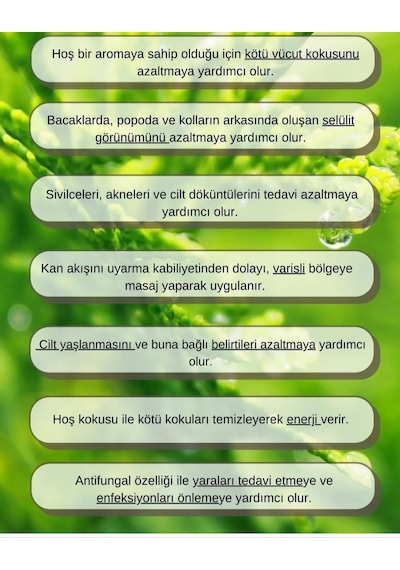 Lavendrose Servi Yağı %100 Saf - Bitkisel Aromaterapi Servi Yağı