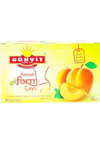 Kayısılı Form Çayı 20 Süzen Poşet