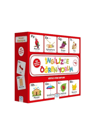 Ingilizce Öğreniyorum Eğitici Oyun Kartları