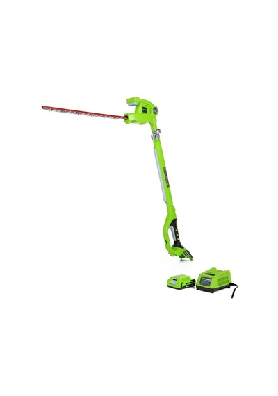 Greenworks 22147T Teleskopik Akülü Çit Kesme Makinesi