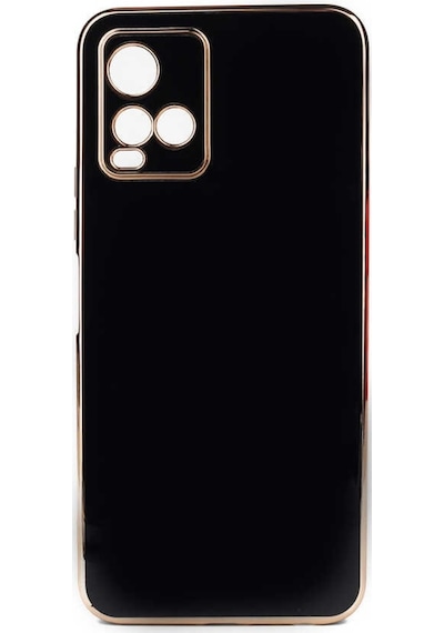 Vivo Y21S Parlak Kenarli Bark Silikon Kilif 547680972
