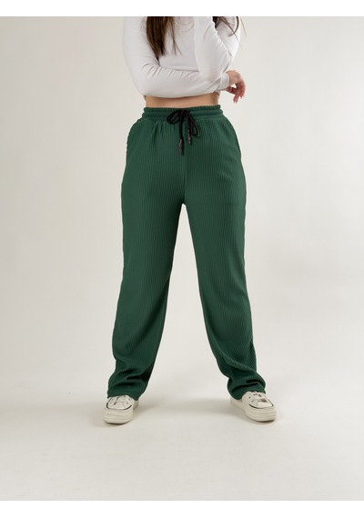 Cocopelli Yeşil Fitilli Kadın Baggy Pantolon Coc2693 Yeşil