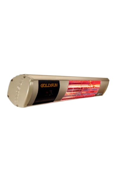 Aqua Plus 2000 Watt Gsa20p Kumandalı Suya Dayanıklı Elektrikli İnfrared Isıtıcı-bej