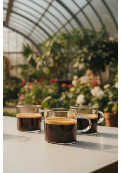 6 Kişilik Borosilikat Mini Kupa Seti Espresso Ve Türk Kahvesi Fncanı Takımı 130 Ml Beyaz