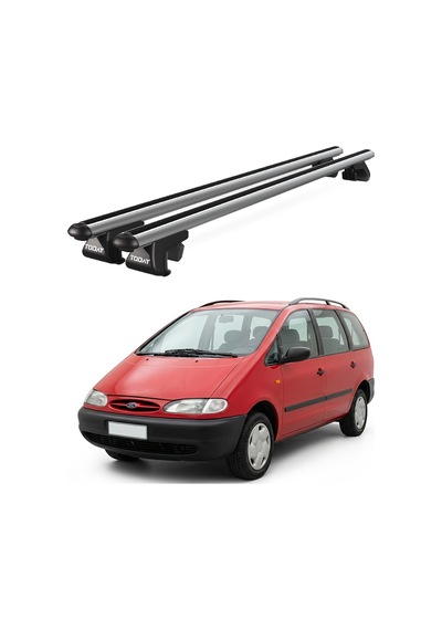Venüs Ford Galaxy 1996-2000 Uyumlu Gri Ara Atkı Port Bagaj Tavan Barı