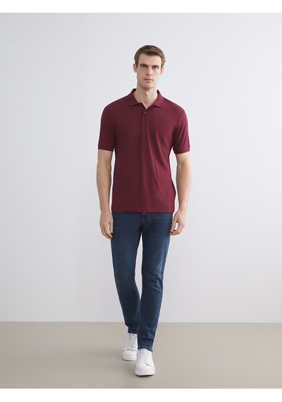 Lcwaıkıkı Classic Bordo Polo Yaka Pike Erkek Tişört Lcwaıkıkı Classic Bordo Polo Yaka Pike Erkek Tişört