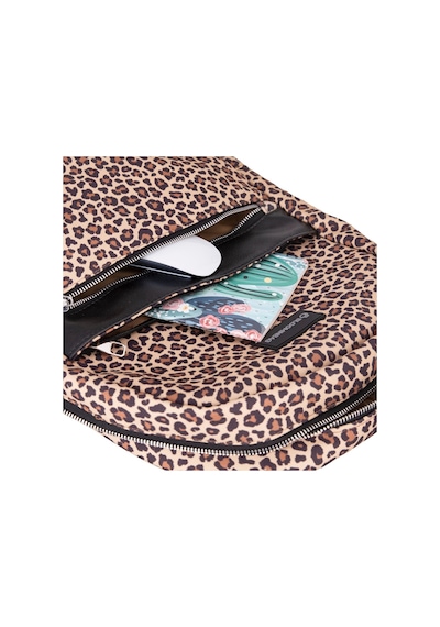 Bloominbag Earthy Leopard 13-14 İnç Laptop / Macbook Sırt Çantası Kahverengi - Sarı - Taba