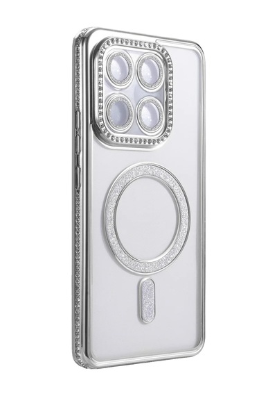 Zenviya21 Newface Xiaomi Mi 17t Joke Simli Magneticsafe Kılıf - Gümüş Zenya785 renkli